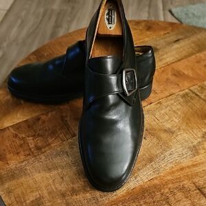 MICHAEL TOSCHI Classic Black monk strap dress/casuals, 9.5M